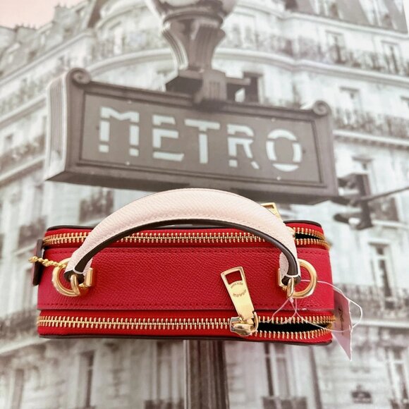 Coach CC377 Disney X Coach Box Crossbody With Cruella Motif IM/Red Apple Multi - Picture 5 of 8